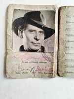 Jávor Pál's brother-in-law's ID card