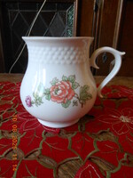 Hollóházi rózsás hasas / pocakos bögre