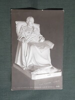 Képeslap,Franciaország,Versailles,Versailles-i kastély,múzeum,Napóleon szobor,1920-