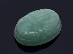 Aventurin szkarabeusz kaboson     új, sok drágakő és kézműves ékszer !