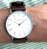 Gyönyörű nagy méretű Rosefield női karóra új elemmel! Pandora, Tissot, Omega