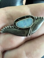 Original Australian Opal Silver Brooch