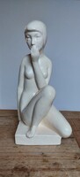 Seated nude, 33cm, Jihokera ceramic, around 1960