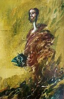 Győrfi András (Kaposvár, 1964): Szakállas férfi, 1999