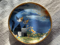 Goebel Rosina Wachtmeister macskás tálka