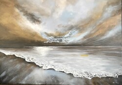 Pető Csenge+ Aranyhorizont 100*70
