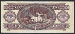 100 forint 1984 festékhiánnyal UNC