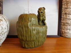 Per Bertil Sundberg - Foo kutyás kerámia váza