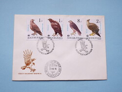 FDC (C7) - 1983. Madarak X. - Védett ragadozó madarak - (Kat.: 700.-)