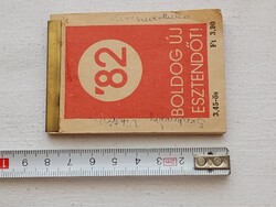 Naptár 1982 minden hétre egy recept - fémcsattal fűzve