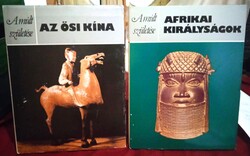 2 books in Hungarian /A Múlt Születése/ A) Afrikai Királyságok B) Az Osi Kina.