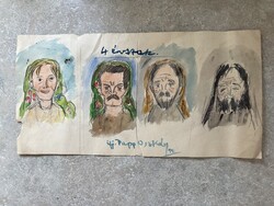 Papp Oszkár “Japi” eredeti grafikája
