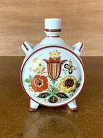 ZSOLNAY FOLK ART PATTERNED, MARKED RETRO PORCELAIN MUG