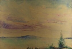 1W527 Takács L : "Balatonakali - part" 1987