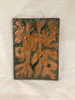 Farkas György: Tánc fali kerámia dísz