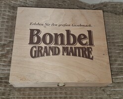 Nagy méretű vintage fadoboz