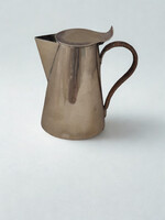 Art Deco svéd stílusú ezüstözött kávéskanna, vintage