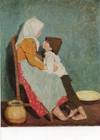 Képeslap: Fényes Adolf festménye.