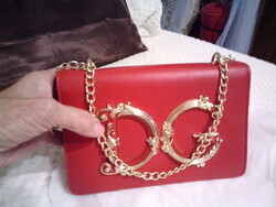 Gyönyörű Dolce Gabbana piros kis válltáska, kézitáska