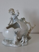 Antik porcelán figura