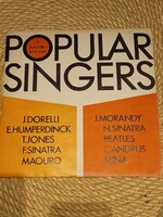 Poular singers bakelit lemez