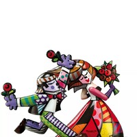 PopArt Figur Romero Britto - Follow me (Goebel Art-Nr. 66450800)