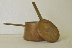 Nyeles réz edény A334