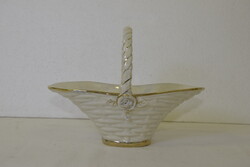 Régi szovjet porcelán kosár A334