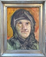 Karácsony János (1879-1974) : Női portré,1964.