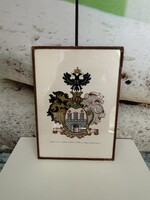 Sopron 1922 Törvény Alapján Bővített Címer XX.Sz Elejei Litográfia  / Korai Tipográfiai Nyomat A160