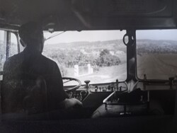 Régi fotó Balatonról Budapestre buszon - buszos felvétel  -  1957