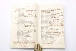 1828 - Nyelvészeti ritkaság a Tudományos gyűjteményben korabeli érdekes bejegyzésekkel !!