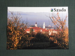 Képeslap,Szada,község látkép,részlet,2000-