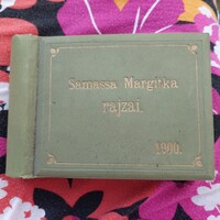 Samassa Margitka rajzai 1900-ból (260 db)