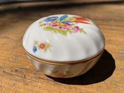 Régi Herendi bonbonier ékszertartó, hibátlan jelzett doboz
