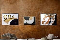 6 works by Géza Pál with certificate of authenticity. Suitable for office or modern home decor, at a discounted price.