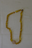Vintage borostyán nyaklánc A337