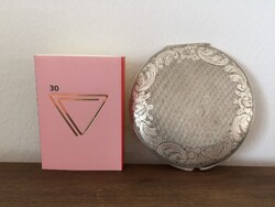 Régi púdertartó-ezüst