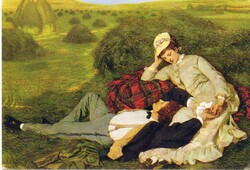 Képeslap: Szinyei Merse Pál festménye.