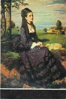 Képeslap: Szinyei Merse Pál festménye.