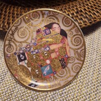 GOEBEL Gustav Klimt: Beteljesedés, Erfüllung, porcelán dísztálacska