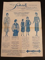 1931 Budapest Maison Schick Női Ruha Áruház