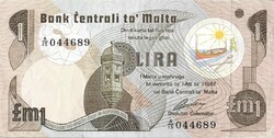1 lira / pound 1979 Málta
