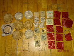 42 DB !!! ANTIK HANGSZER HÚR JAVARÉSZT  FELIRATOS EREDETI PAPÍR TASAKJAIBAN ( TÖBB TÍPUS )