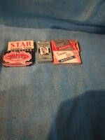 ZSILETT GILETTE BOROTVAPENGE GYŰJTEMÉNY 5 DOBOZ