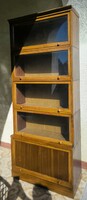 Art Deco Retro Lingel Bookcase with Glass Doors, Modular Furniture