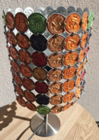 Nespresso kávé kapszula  pop art bohém asztali lámpa