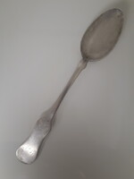 Antik jelzett ezüst kanál evőkanál 48g