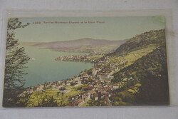 Territet-Montreux-Clarens et le Mont Fleuri svájci képeslap A350