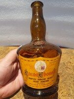 Retro hibátlan likőrös üveg Italos palack Zwack unicum likőrgyár Cacao Chouva buliv b3-4